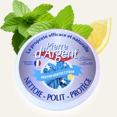 Pierre d’Argent Menthe Citron 300g | Nettoyant naturel fraîcheur intense